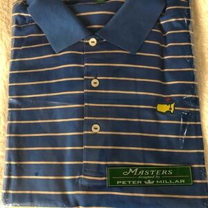 Master’s Peter Millar Blue Striped Men's Shirt